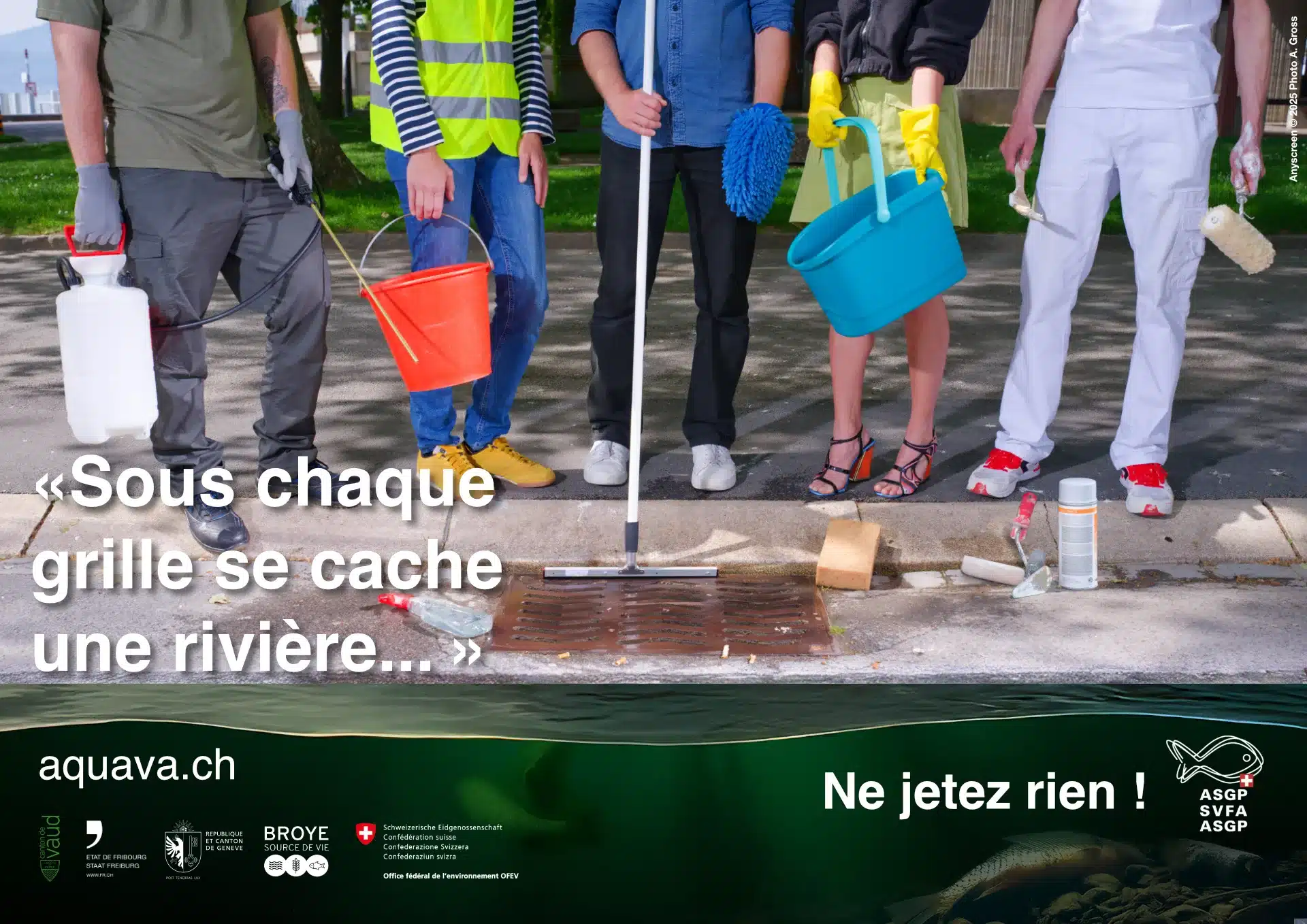 Sous chaque grille se cache une rivière